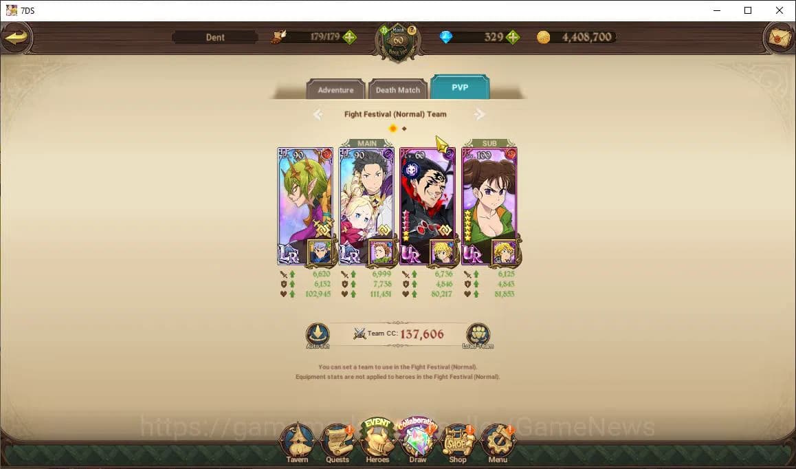 The Seven Deadly Sins: Grand Cross Accounts Global |1M CC|Chapter 4+329 Dm|2 LR+3 UR+Collab Re image 10