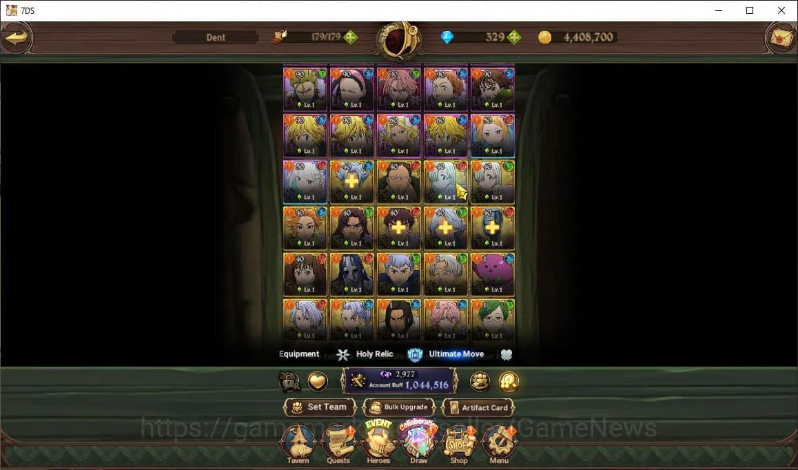 The Seven Deadly Sins: Grand Cross Accounts Global |1M CC|Chapter 4+329 Dm|2 LR+3 UR+Collab Re image 12