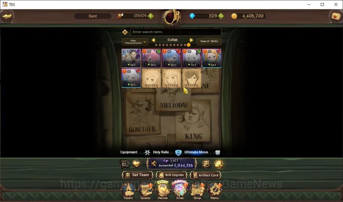 The Seven Deadly Sins: Grand Cross Accounts Global |1M CC|Chapter 4+329 Dm|2 LR+3 UR+Collab Re image 14