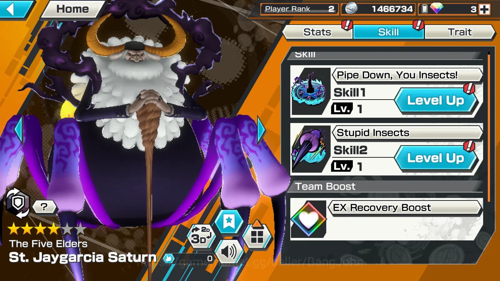 One Piece Bounty Rush Accounts Global | 5EX | KOTP Gol D.Roger,4emperor Monkey D. image 5