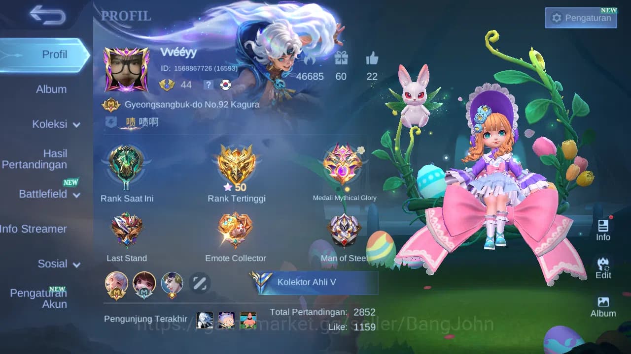 Mobile Legends: Bang Bang Accounts Hero 85 Skin 121 | Meowkin Julian, Lesley, Silvann image 1