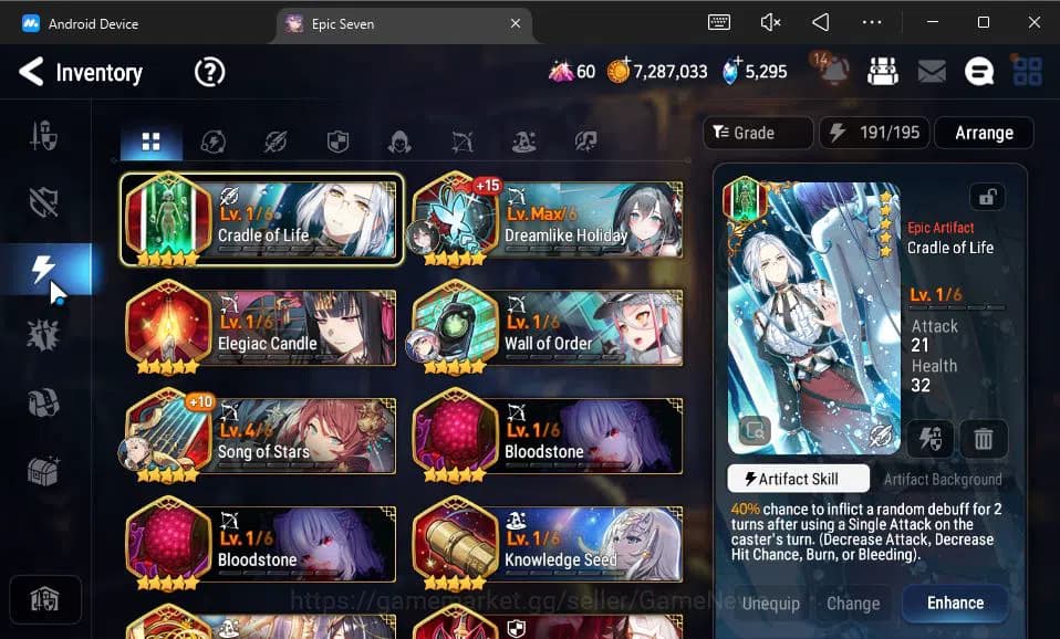 Epic Seven Accounts GLOBAL Verif|New Era|10 ML(Salome,Notos,Ruele oL,A image 11