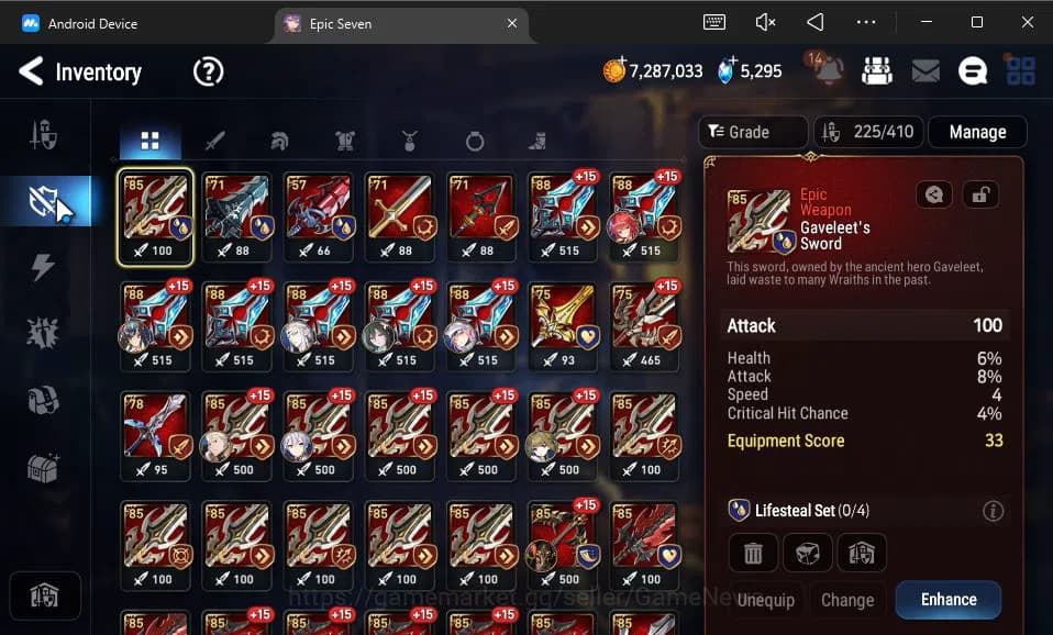 Epic Seven Accounts GLOBAL Verif|New Era|10 ML(Salome,Notos,Ruele oL,A image 12