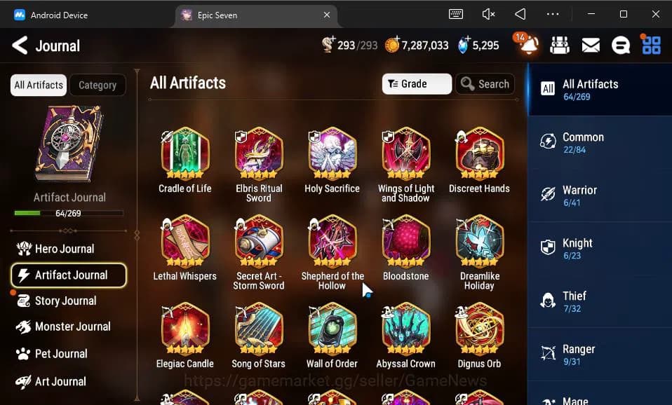 Epic Seven Accounts GLOBAL Verif|New Era|10 ML(Salome,Notos,Ruele oL,A image 15