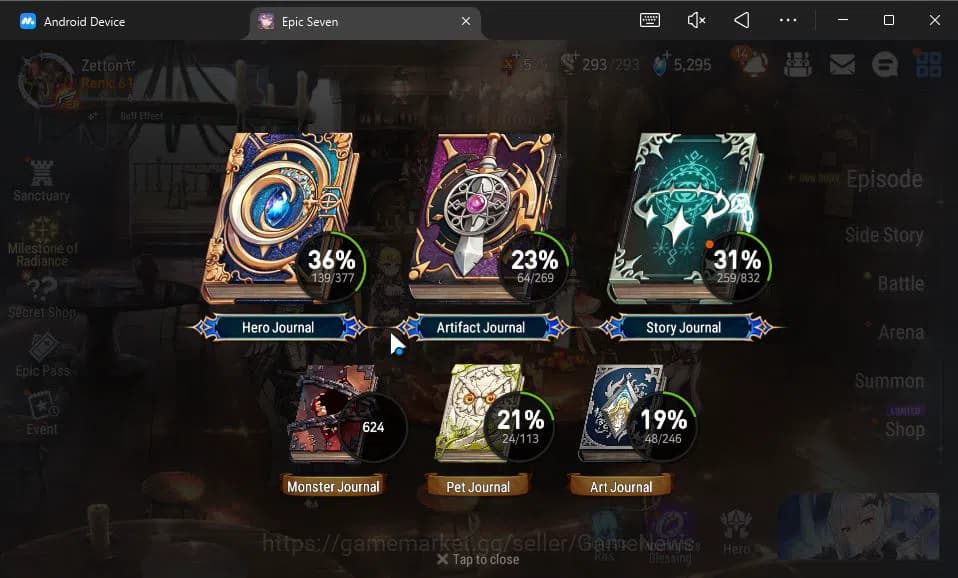 Epic Seven Accounts GLOBAL Verif|New Era|10 ML(Salome,Notos,Ruele oL,A image 19