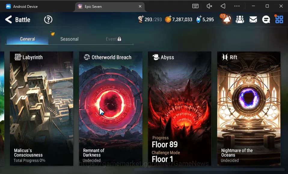 Epic Seven Accounts GLOBAL Verif|New Era|10 ML(Salome,Notos,Ruele oL,A image 5