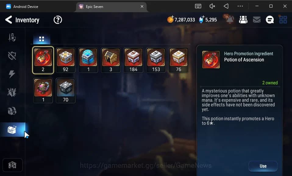 Epic Seven Accounts GLOBAL Verif|New Era|10 ML(Salome,Notos,Ruele oL,A image 8