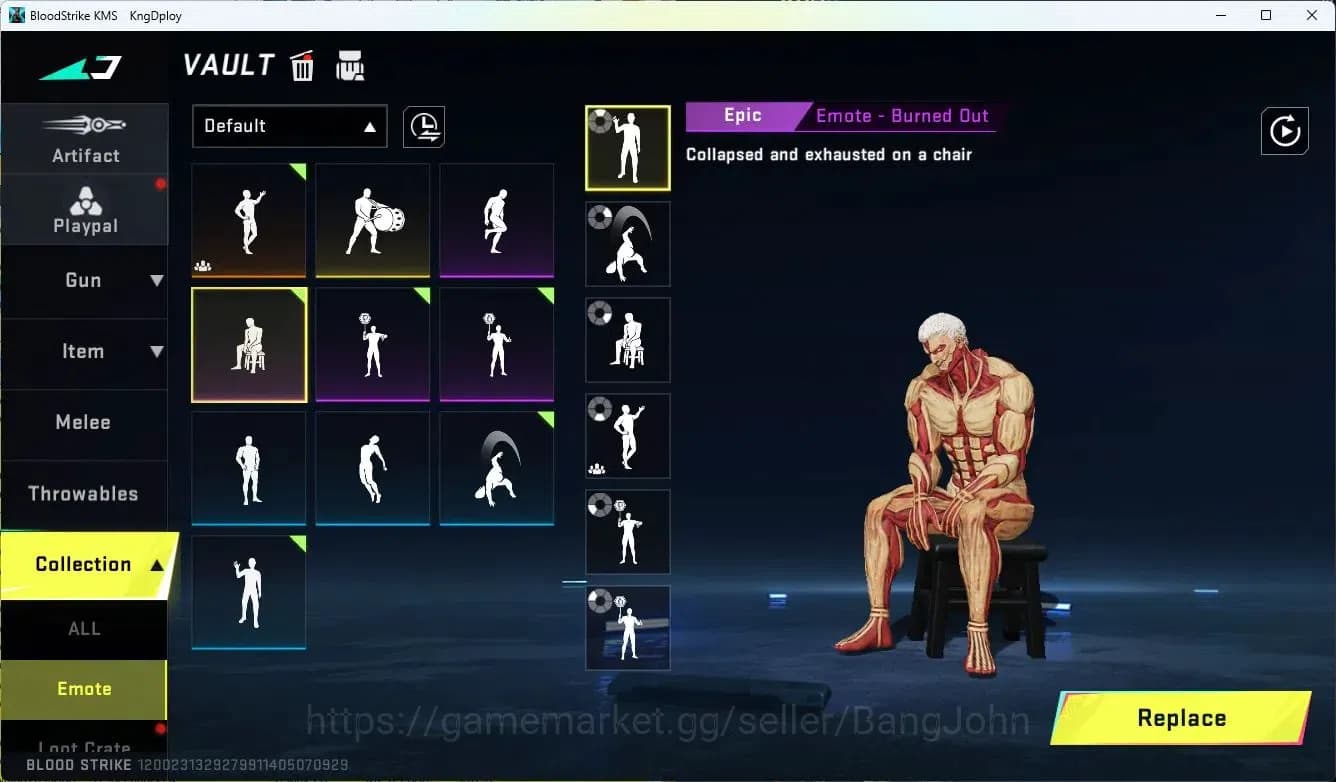 Blood Strike Accounts ASIA |EVOLVED=FAL|ULTRA=AR97,KAG-5ORIGIN-12|COLLAB image 16