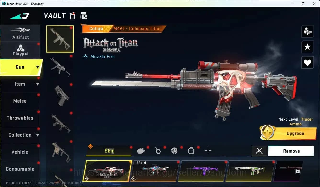 Blood Strike Accounts ASIA |EVOLVED=FAL|ULTRA=AR97,KAG-5ORIGIN-12|COLLAB image 7