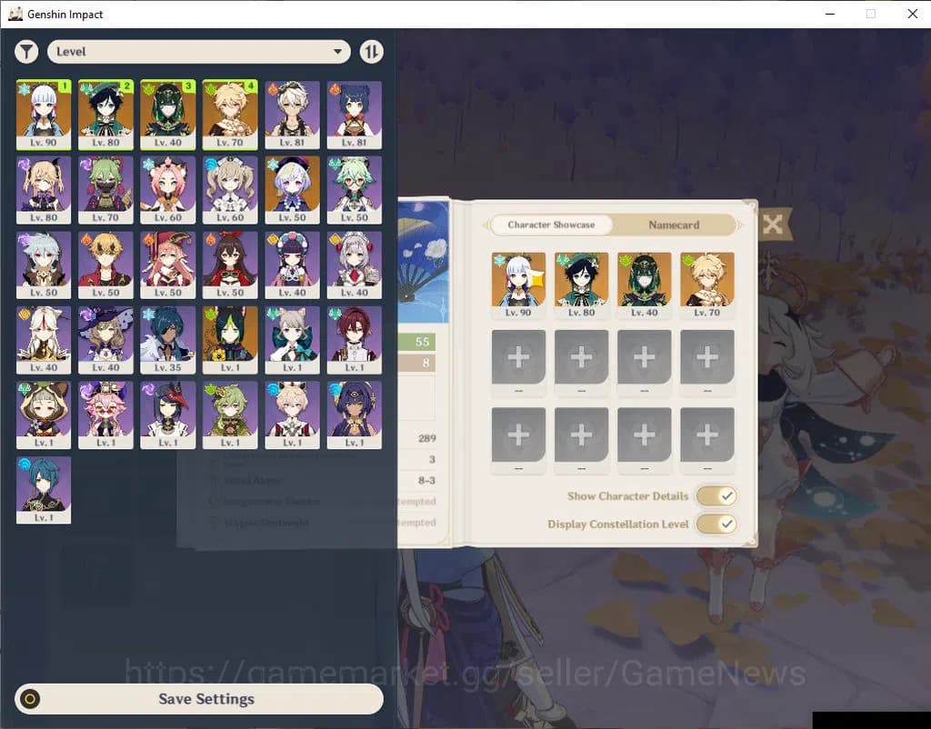 Genshin Impact Accounts ASIA|AR 55|3 Limited +3(*5WEP)|Ayaka+Sign,Nefer,Ve image 1