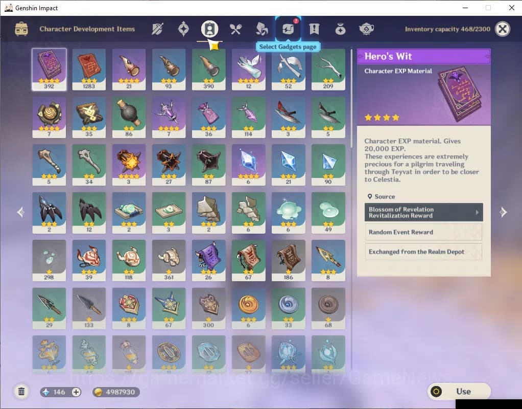 Genshin Impact Accounts ASIA|AR 55|3 Limited +3(*5WEP)|Ayaka+Sign,Nefer,Ve image 9