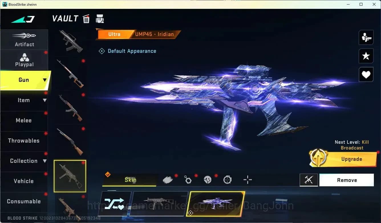 Blood Strike Accounts ASIA | 4 7DS: AK47,M700,Kar98K,QBZ95 | 2 AOT: KAG- image 14
