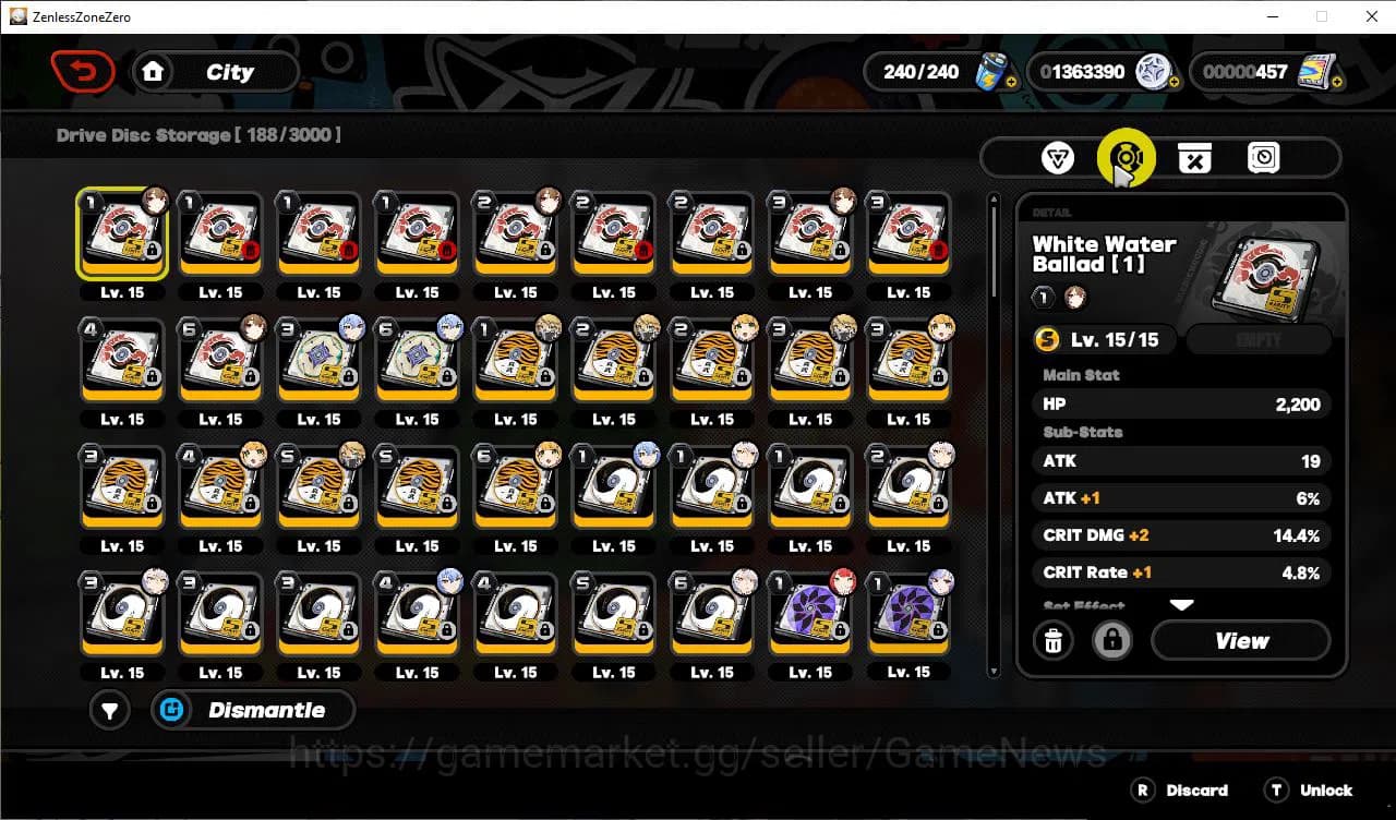 Zenless Zone Zero Accounts ASIA|IK 59|14 Limit,3 Prem Team,3 VoidHunter[(Miya image 10