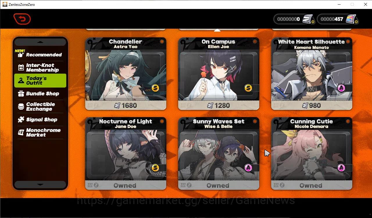 Zenless Zone Zero Accounts ASIA|IK 59|14 Limit,3 Prem Team,3 VoidHunter[(Miya image 15