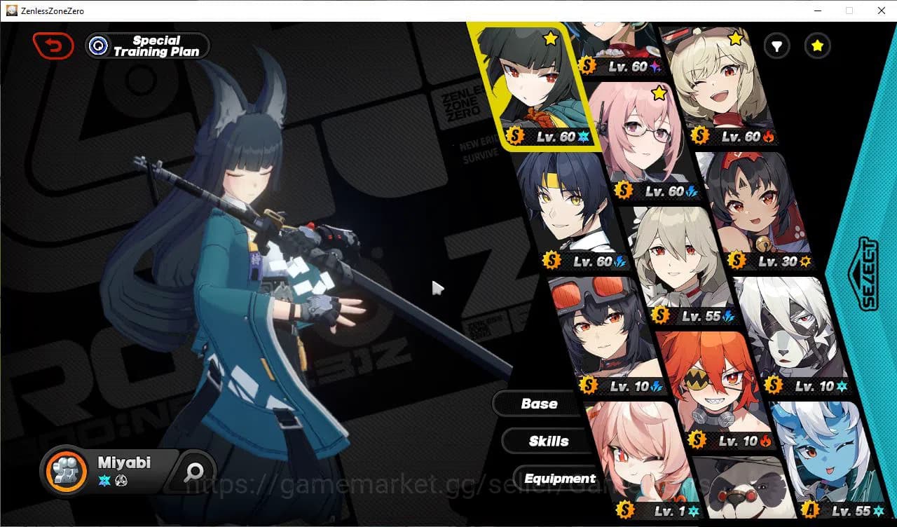 Zenless Zone Zero Accounts ASIA|IK 59|14 Limit,3 Prem Team,3 VoidHunter[(Miya image 5