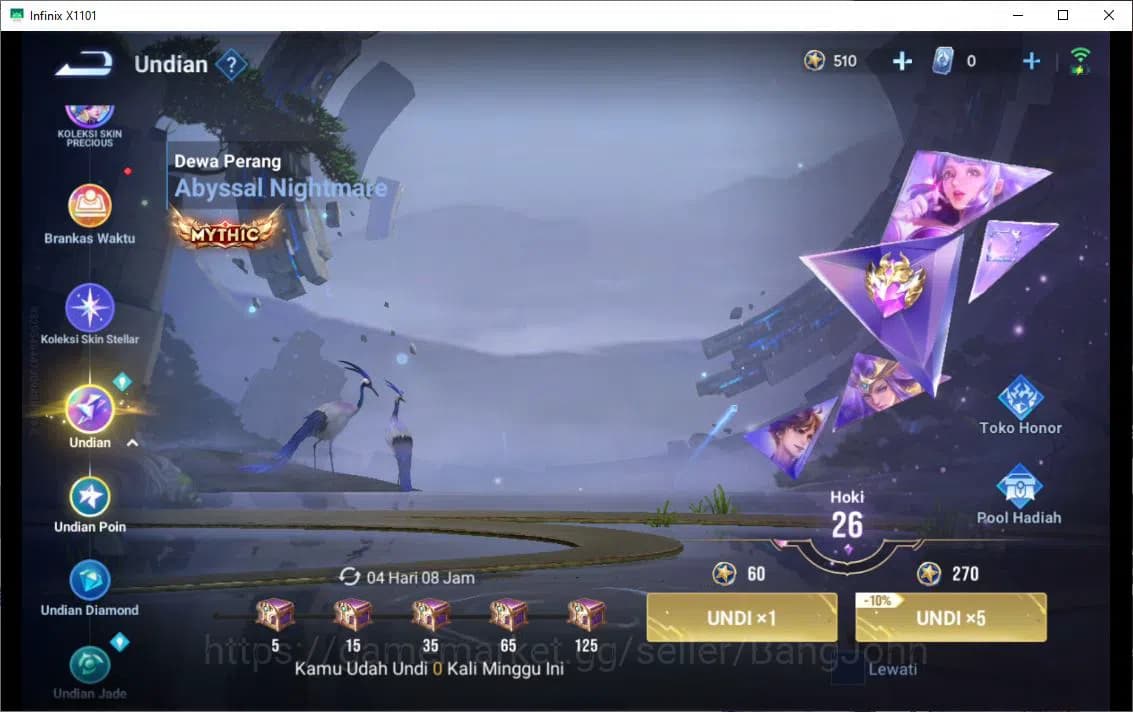 Honor of Kings Accounts GLOBAL|67HR|43SK|PRECIOUS=SUN CE|GM=GAN AND MO|WOR image 4