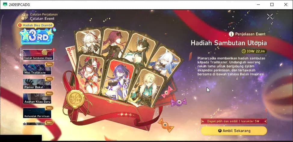 Honkai Star Rail Accounts ASIA|TL 4|Selector B5 ON+1 Golden Companion Spirit image 3