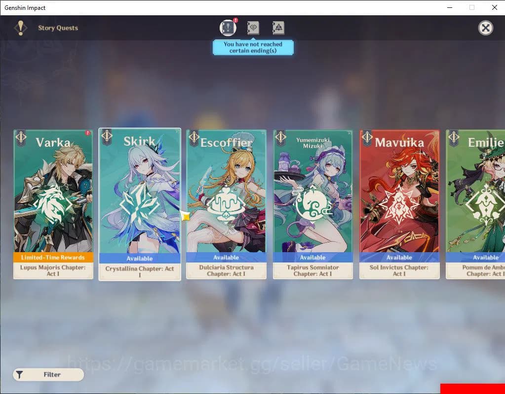 Genshin Impact Accounts Asia|AR 56|4 Limited +4(*5Weapon)|Mualani C1+Sign, image 12