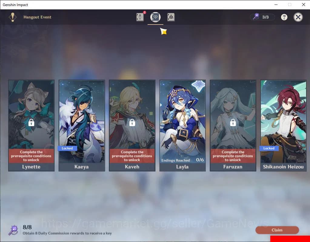 Genshin Impact Accounts Asia|AR 56|4 Limited +4(*5Weapon)|Mualani C1+Sign, image 13