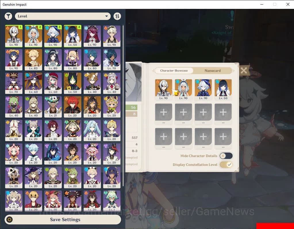 Genshin Impact Accounts Asia|AR 56|4 Limited +4(*5Weapon)|Mualani C1+Sign, image 2