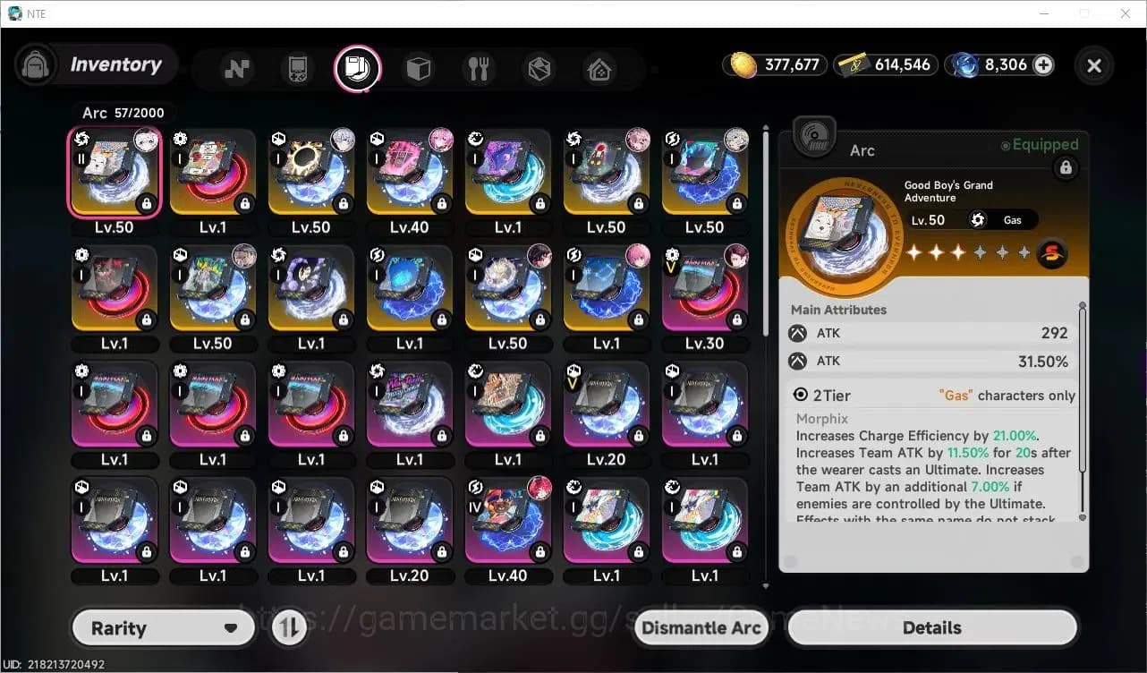 Neverness to Everness Accounts SEA HL 35 MIDGAME| 8.3k Annulith| 6 SSR (Hotori+Si image 3