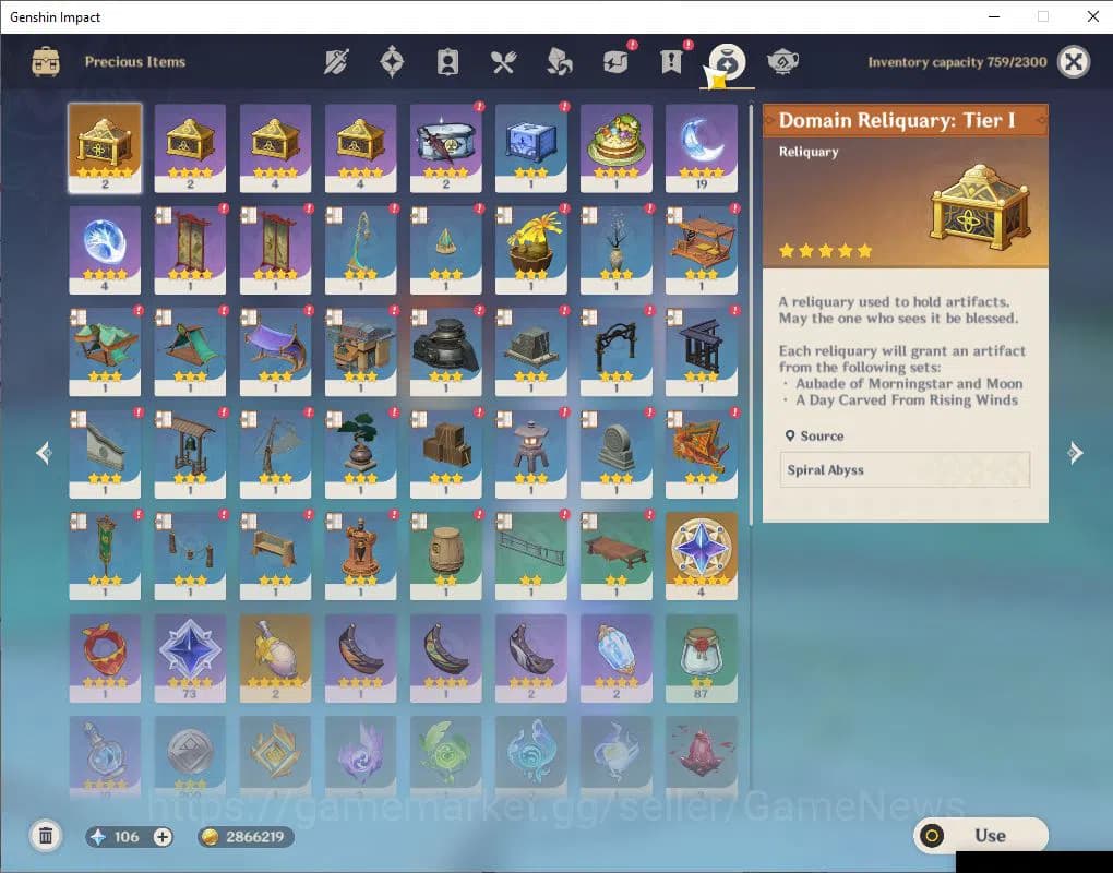 Genshin Impact Accounts Asia|AR 55 |7 Limited+2(*5WEP)|WandererC1,Riaden,N image 10