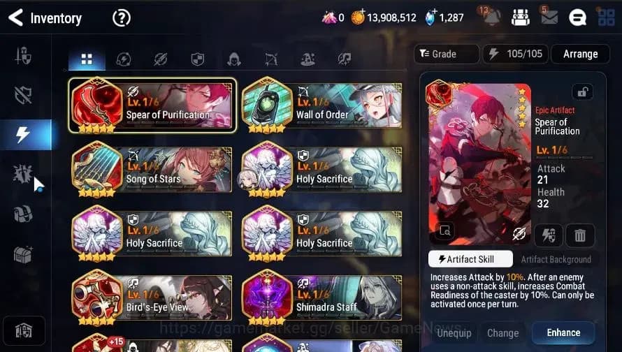 Epic Seven Accounts GLOBAL|UnVerif|6 ML(Zio,AYufine,NC Landy,LC Bellon image 18