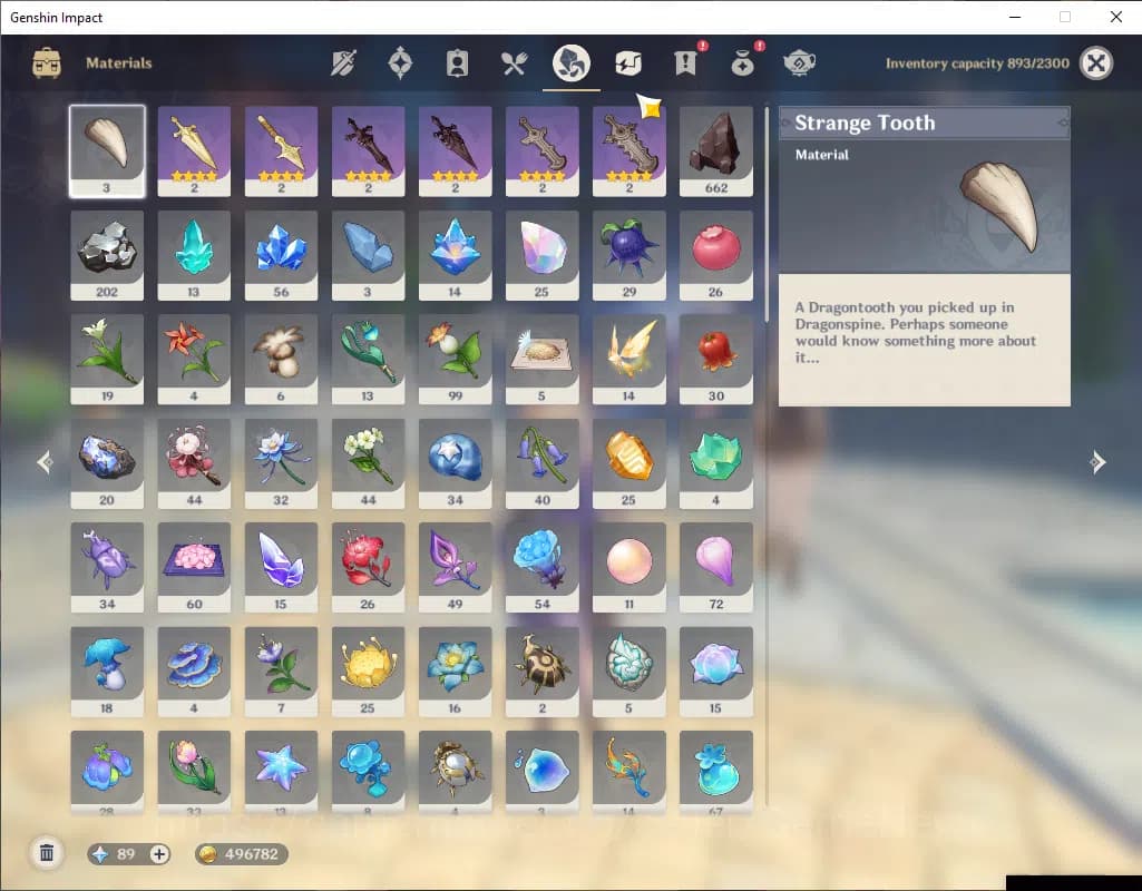 Genshin Impact Accounts ASIA|AR 56|6 Limited+3(*5Wep)|Prime Team Skirk|Fli image 8