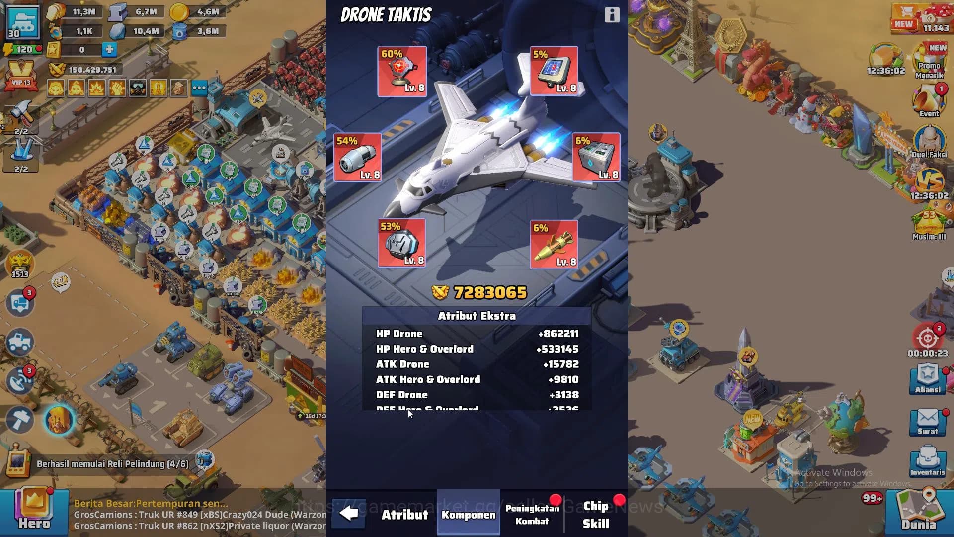 Last War: Survival Accounts Server 859|Power 150M|HQ30|2 Craft 2Tech-VIP13|Dro image 8