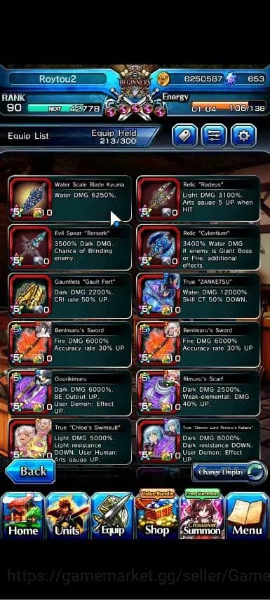 Grand Summoners Accounts Global|Rank 90|Fresh Story+Side|Ready Gacha 653 CC image 10