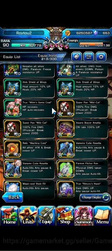 Grand Summoners Accounts Global|Rank 90|Fresh Story+Side|Ready Gacha 653 CC image 12