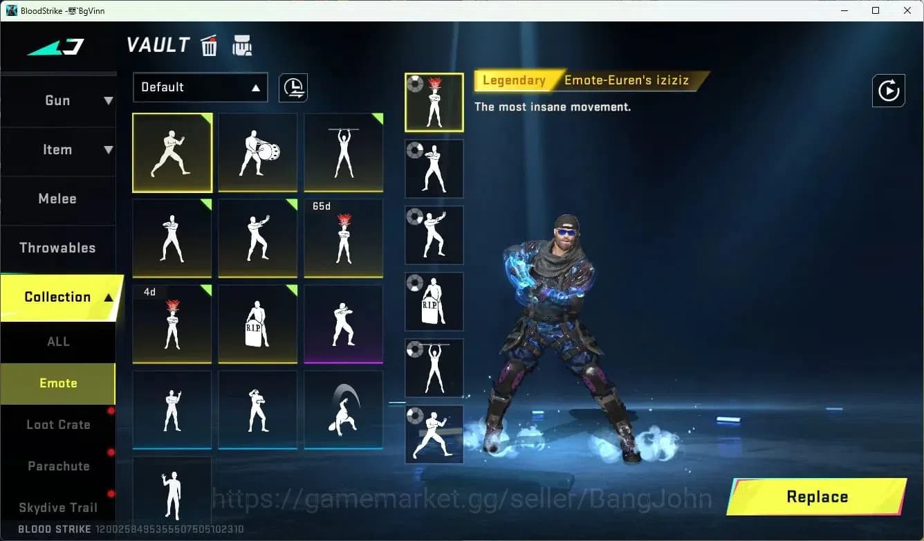 Blood Strike Accounts ASIA | 2 Collab Skins | 2 Limited Skins | 4 Legend image 13