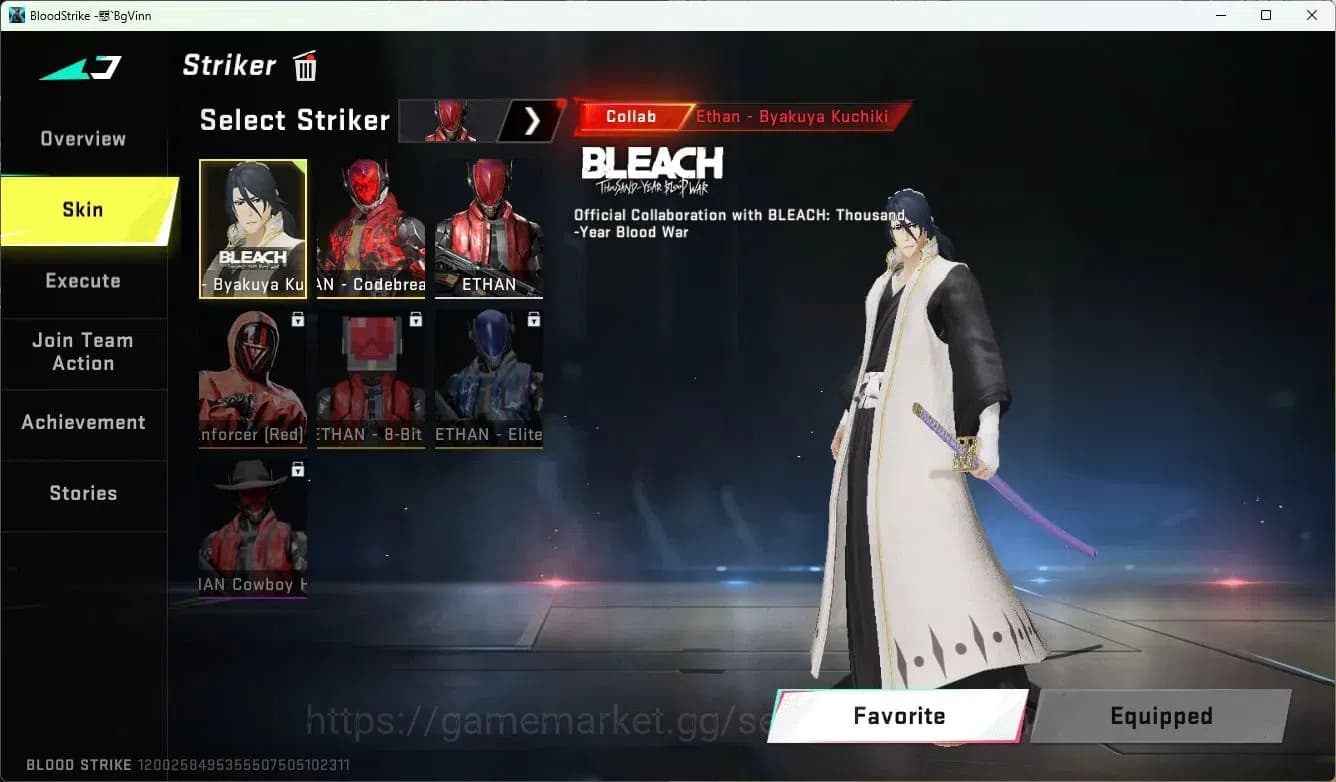 Blood Strike Accounts ASIA | 2 Collab Skins | 2 Limited Skins | 4 Legend image 3