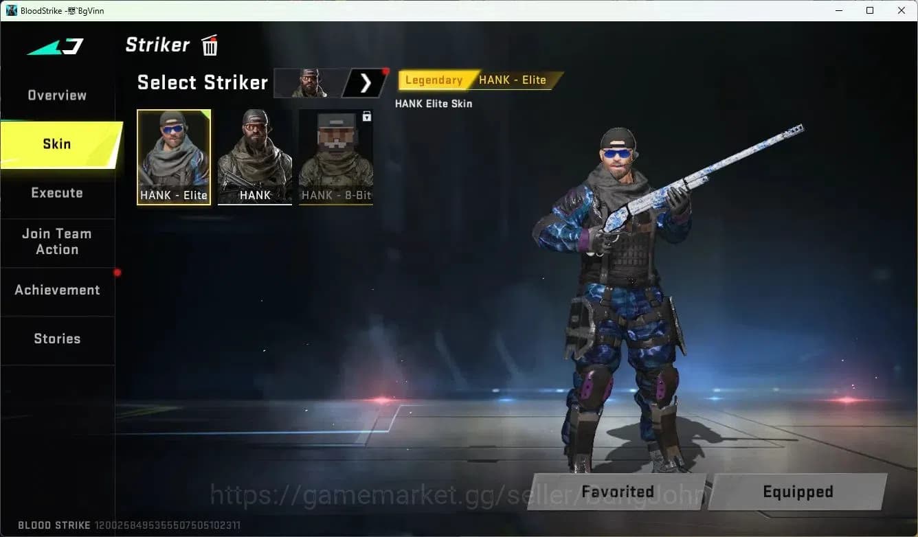 Blood Strike Accounts ASIA | 2 Collab Skins | 2 Limited Skins | 4 Legend image 5