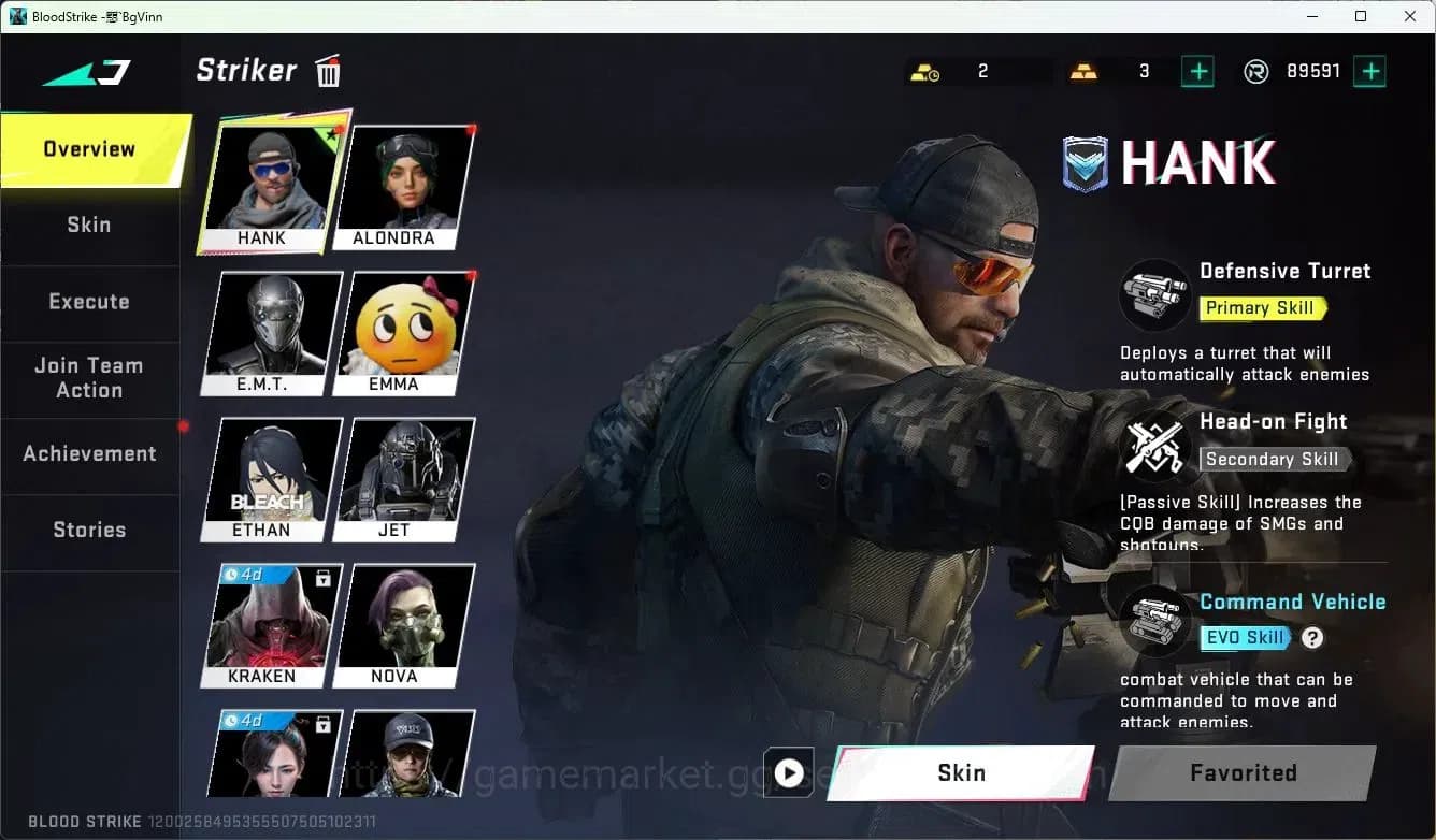 Blood Strike Accounts ASIA | 2 Collab Skins | 2 Limited Skins | 4 Legend image 6