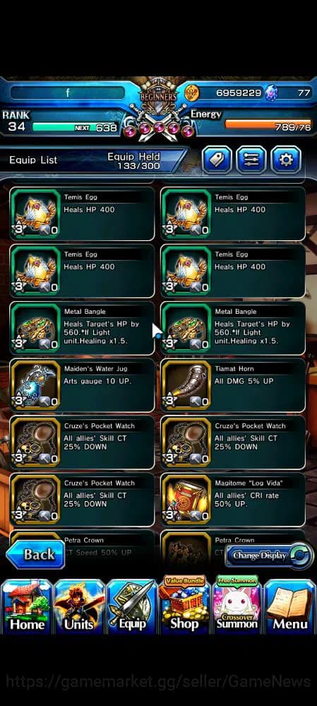 Grand Summoners Accounts Global|Rank 34|10 Ascend|UP Roy,Summer Miyu,Fen,Ki image 11