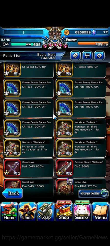 Grand Summoners Accounts Global|Rank 34|10 Ascend|UP Roy,Summer Miyu,Fen,Ki image 12