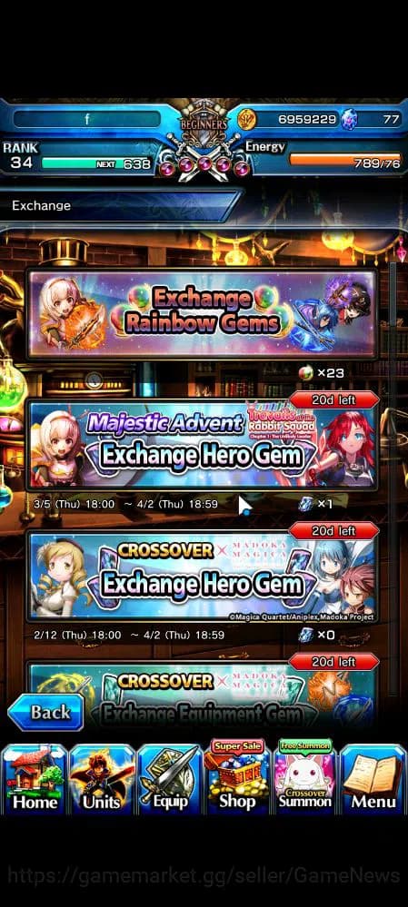 Grand Summoners Accounts Global|Rank 34|10 Ascend|UP Roy,Summer Miyu,Fen,Ki image 18