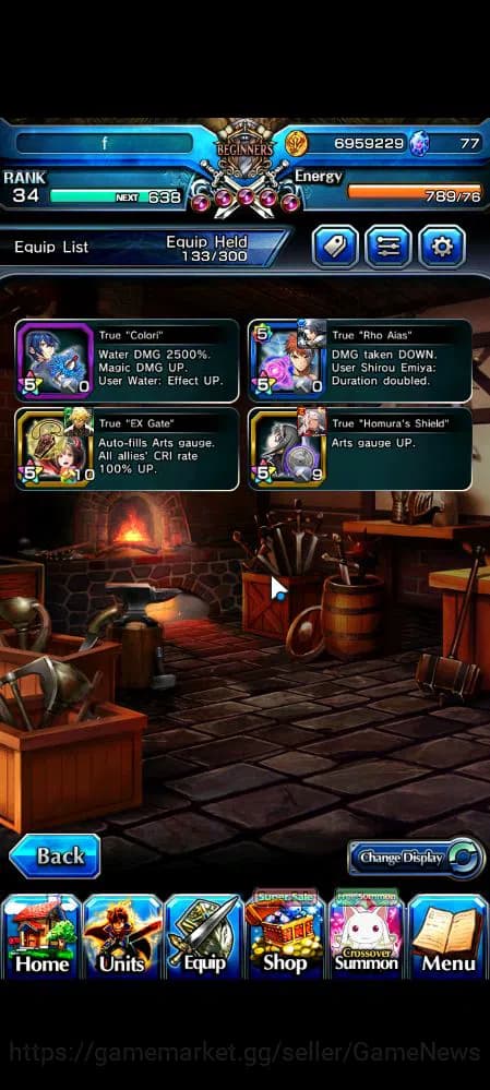 Grand Summoners Accounts Global|Rank 34|10 Ascend|UP Roy,Summer Miyu,Fen,Ki image 5