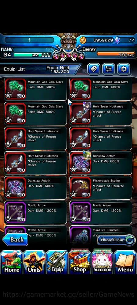 Grand Summoners Accounts Global|Rank 34|10 Ascend|UP Roy,Summer Miyu,Fen,Ki image 7