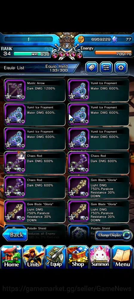 Grand Summoners Accounts Global|Rank 34|10 Ascend|UP Roy,Summer Miyu,Fen,Ki image 8