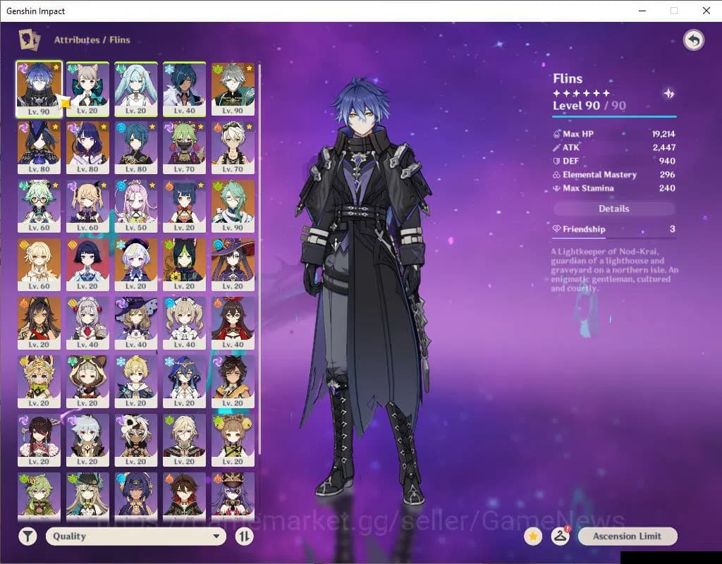 Genshin Impact Accounts Asia|AR 55|5 Limited +3(*5Weapon)|[AlhaitamC2,Clor image 3