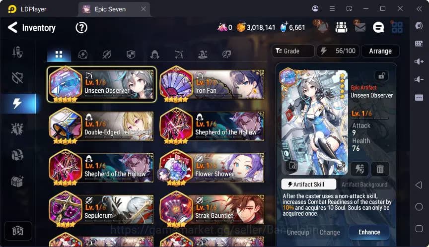 Epic Seven Accounts Global Unverif | 6ML | (Fenne,Tieria,Lorina,Veroni image 10