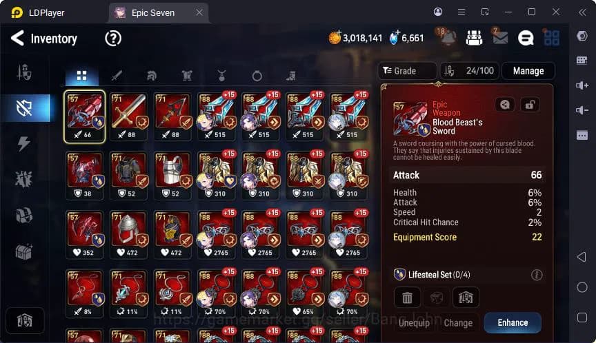 Epic Seven Accounts Global Unverif | 6ML | (Fenne,Tieria,Lorina,Veroni image 11