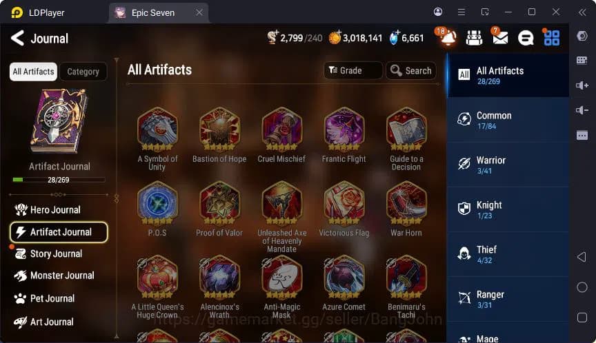 Epic Seven Accounts Global Unverif | 6ML | (Fenne,Tieria,Lorina,Veroni image 16