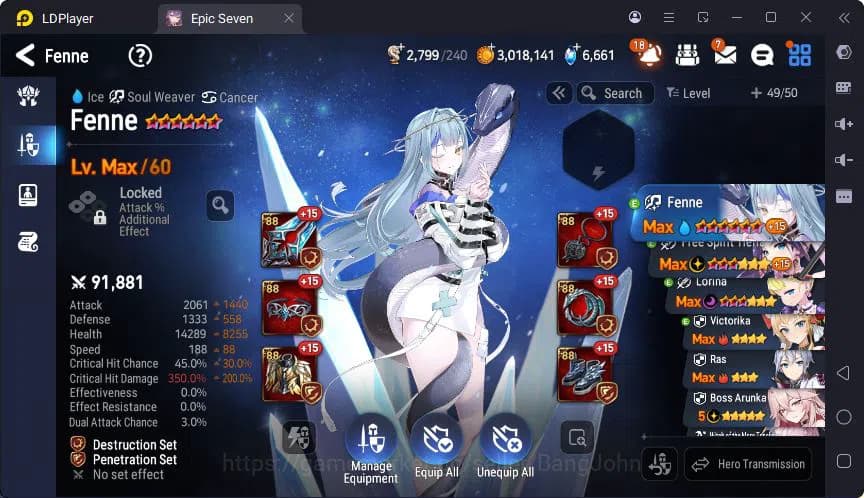 Epic Seven Accounts Global Unverif | 6ML | (Fenne,Tieria,Lorina,Veroni image 19