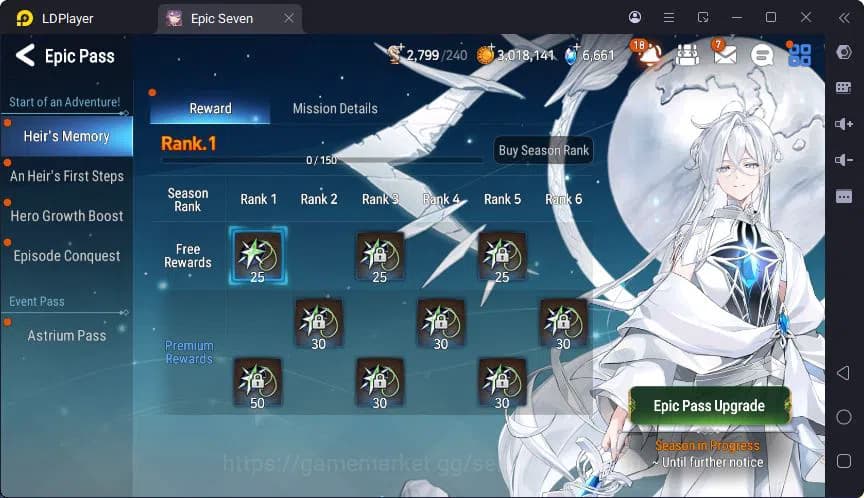 Epic Seven Accounts Global Unverif | 6ML | (Fenne,Tieria,Lorina,Veroni image 3