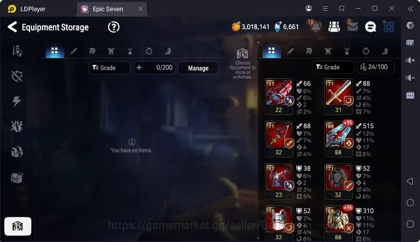 Epic Seven Accounts Global Unverif | 6ML | (Fenne,Tieria,Lorina,Veroni image 7