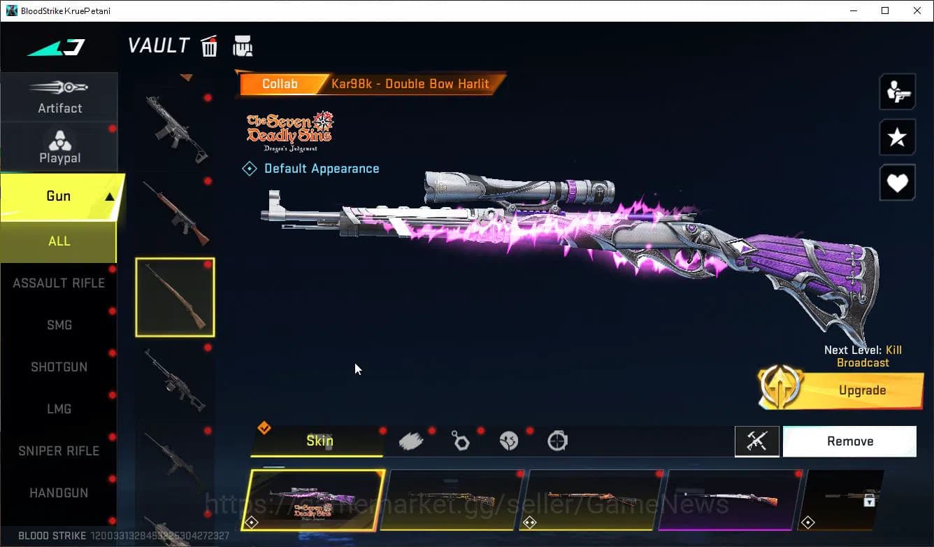 Blood Strike Accounts ASIA|EVO FAL Draco+Mele Talon Sanctum+Colab 7DS(Ka image 11