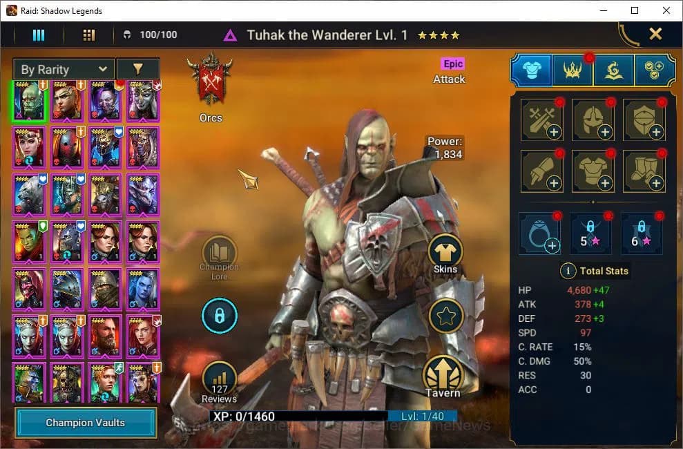 Raid: Shadow Legends Accounts Lv38 764K Power|1 Mythical (Grahol Bloodmaul)|18 L image 4